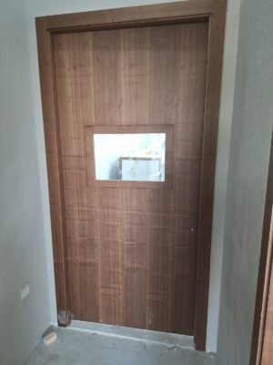 باب خشب قشره طبيعي
